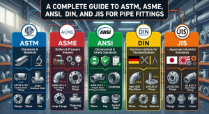 A Complete Guide to ASTM, ASME, ANSI, DIN, and JIS for Pipe Fittings
